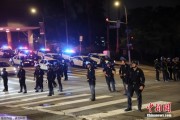 云南约200名海军陆战队士兵进驻洛杉矶 开始执行警戒守卫任务